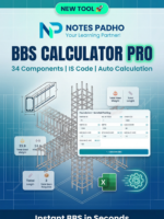 Bar Bending Schedule Calculator for RCC Components – BBS Pro by Notes Padho